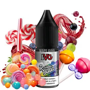 خرید سالت آبنبات میوه ای آی وی جی - IVG Salt RAINBOW BLAST 30ML