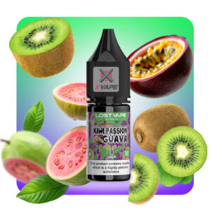 سالت (کیوی+پشن فروت+گواوا ) 10 میل | Lost Vape Kiwi Passion Guava 10 Ml