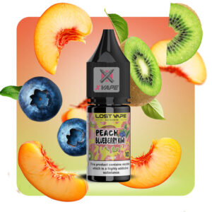 سالت (هلو+بلوبری+کیوی) 10 میل | Lost Vape Peach BuleBerry Kiwi 10 Ml