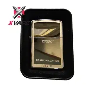 فندک زورو (طرح تیتانیوم شاین) کد LIZO-1082