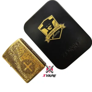 فندک زورو (طرح صلیب مسیح طلایی) کد LIZO-420